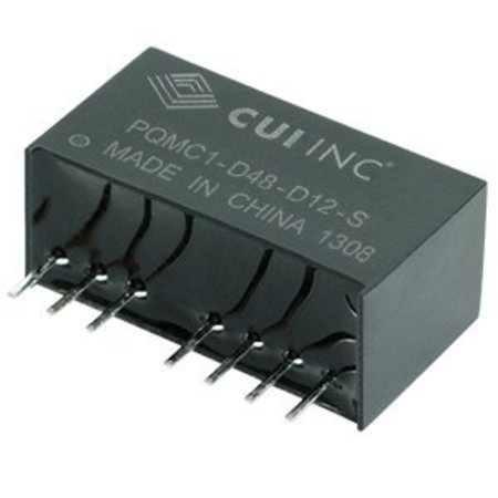 CUI INC DC to DC Converter, 12V DC to 15V DC, 1VA, 0 Hz PQMC1-D12-S15-S